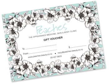 gift voucher for beauty treatment or products